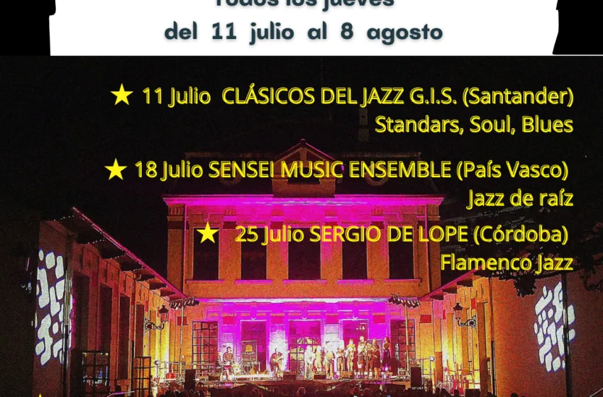  Las Noches de Jazz ofrecerán este verano cinco  conciertos en los jardines de la Casa de Cultura