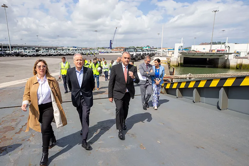 Noticias de Cantabria | El Cántabro | El Gobierno destaca la importancia de la nueva rampa para tráfico rodado que "mejorará" la operativa del Puerto de Santander y "optimizará" su espacio
