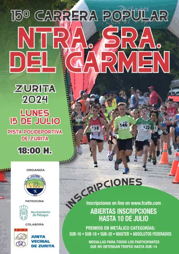 Noticias de Cantabria | El Cántabro | Abierta, hasta el 10 de julio, la inscripción en la XV Carrera popular Nuestra Señora del Carmen de Zurita