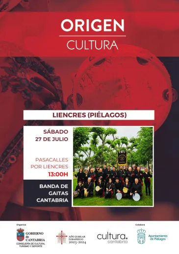 Noticias de Cantabria | El Cántabro | La Banda de gaitas Cantabria realizará este sábado un pasacalles en Liencres coincidiendo con la celebración de la Feria europea de la sidra