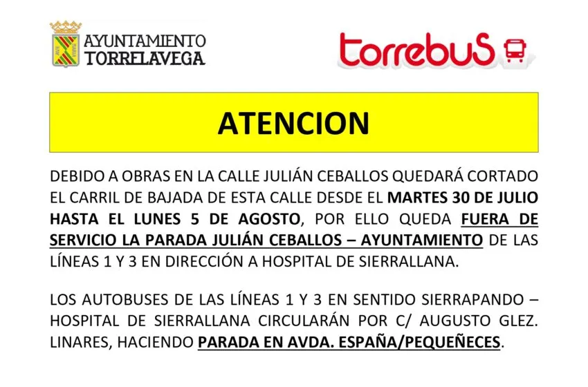 Tráfico cortado en la calle Julián Ceballos de Torrelavega