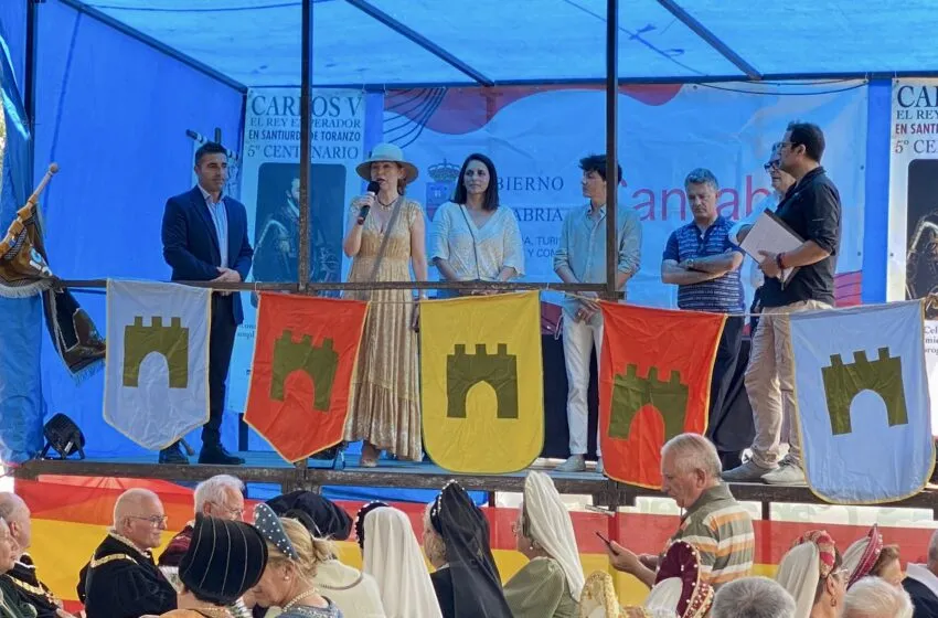 Noticias de Cantabria | El Cántabro | Eva Guillermina Fernández asiste en Villasevil a la conmemoración que evoca el paso de Carlos V por esta localidad