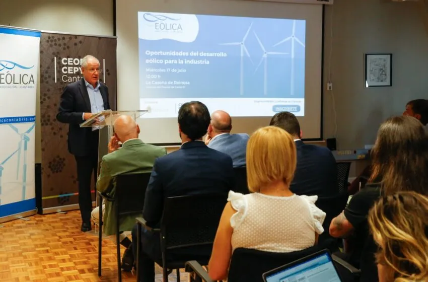  El Gobierno defiende el papel de las eólicas para generar energía limpia, crear empleo y riqueza en las zonas rurales de Cantabria