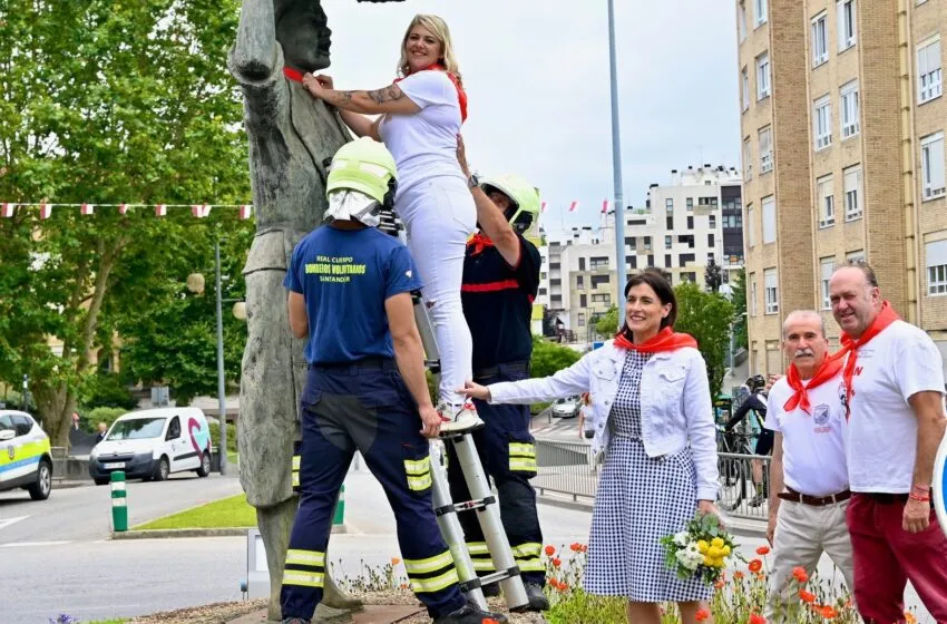  Gema Igual felicita a los vecinos de Tetuán con motivo de las fiestas de San Fermín