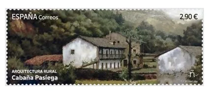 Noticias de Cantabria | El Cántabro | Correos dedica un sello a la Cabaña Pasiega dentro de su serie Arquitectura Rural