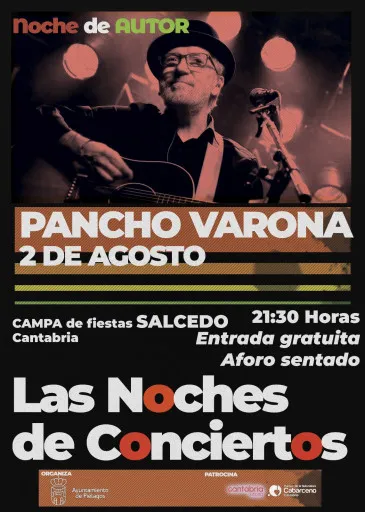  Pancho Varona protagonizará mañana en Vioño  la primera propuesta del mes de agosto de ‘Las noches de conciertos’ del Ayuntamiento de Piélagos