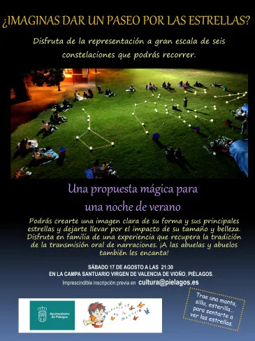  El Ayuntamiento de Piélagos abre la inscripción para el taller familiar de astronomía que se celebrará este sábado en la campa del Santuario de Vioño