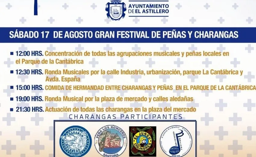 Noticias de Cantabria | El Cántabro | CERCA DE 500 PERSONAS ANIMARÁN LAS CALLES EN EL ENCUENTRO DE CHARANGAS DE ASTILLERO