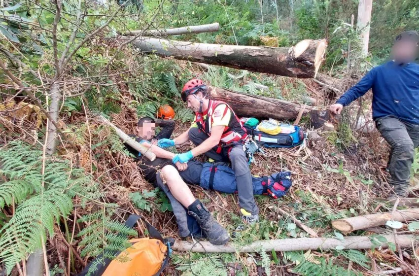 Rescate de emergencia en Otañes, Castro Urdiales
