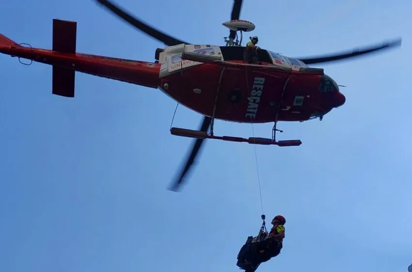 Evacuación de emergencia de un senderista en Picos de Europa
