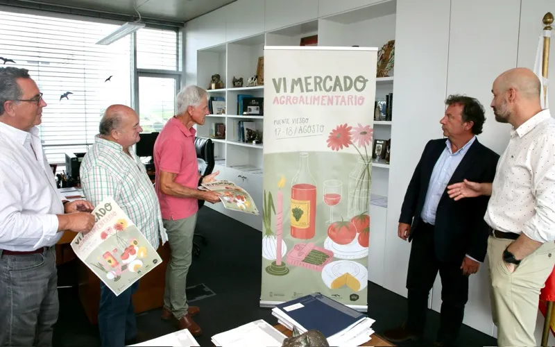 Una treintena de productores estarán presentes en la VI edición del Mercado Agroalimentario de Puente Viesgo