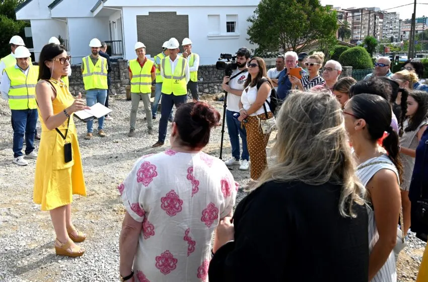 Noticias de Cantabria | El Cántabro | Gema Igual visita las obras del nuevo itinerario mecánico que conectará Valdecilla y Cardenal Herrera Oria