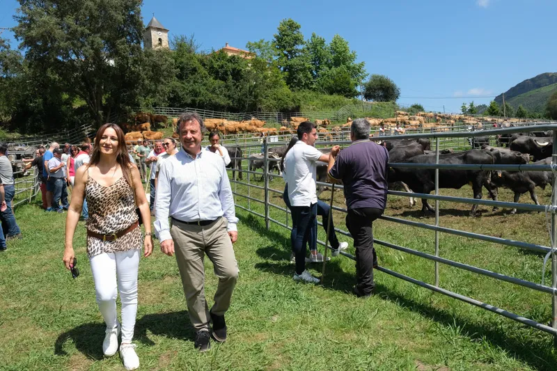 Noticias de Cantabria | El Cántabro | Pablo Palencia asiste a la I Concentración Ganadera de La Gandarilla