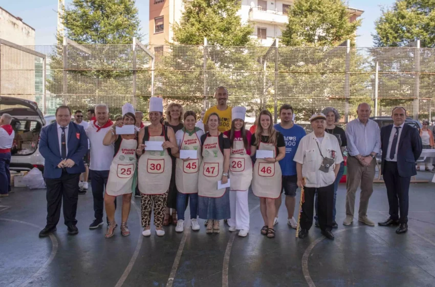 Susana Borja y Ainara Sánchez ganan el XXV Concurso de Arroz de La Patrona