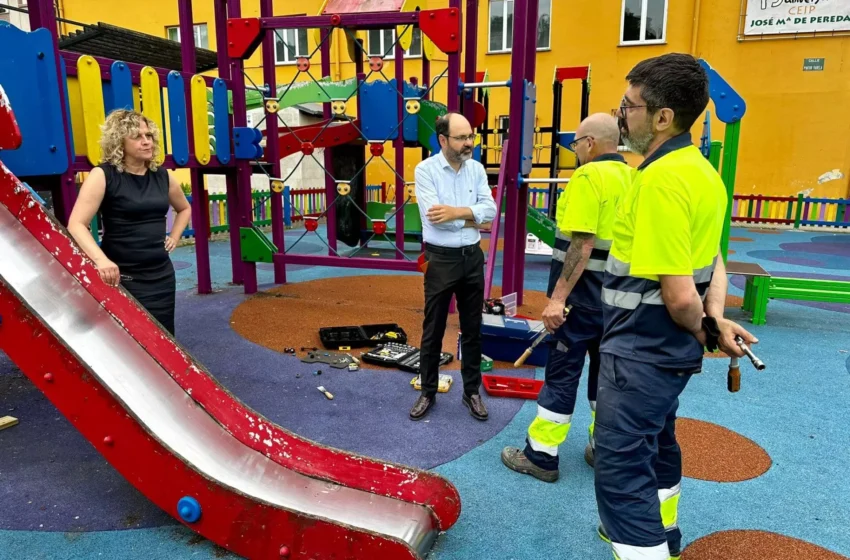  El Ayuntamiento acomete la mejora de los parques infantiles de la ciudad