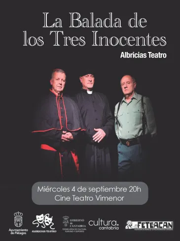 Noticias de Cantabria | El Cántabro | Albricias Teatro recalará este miércoles en el Teatro Vimenor de Vioño con ‘La balada de los 3 inocentes’