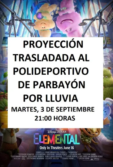 Noticias de Cantabria | El Cántabro | El Ayuntamiento traslada a los polideportivos de Parbayón y Renedo las dos sesiones de ‘cine de verano’ programadas para esta semana debido al mal tiempo