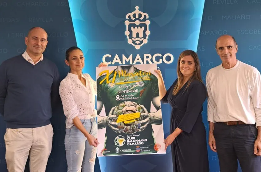  Camargo celebra el XI Maratón Solidario de Balonmano a favor de la Plataforma Municipal de Alimentos bajo el lema ‘Juega por un kilo’