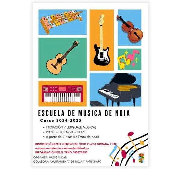 Abiertas las Inscripciones para el Curso 2024-2025 en la Escuela de Música de Noja: Clases para Todas las Edades en Piano, Guitarra, Coro y Más