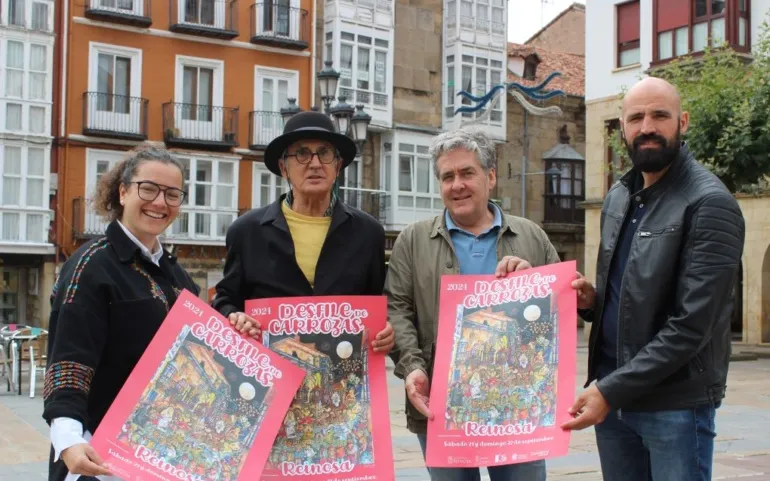 Noticias de Cantabria | El Cántabro | Una acuarela de Alberto Gallo protagoniza el cartel del Desfile de Carrozas