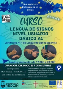 Noticias de Cantabria | El Cántabro | Curso gratuito de Lengua de Signos Española