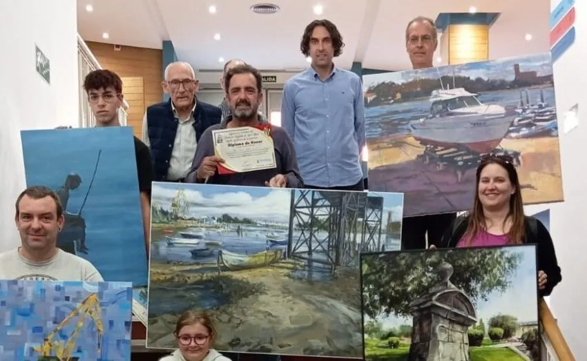 EL ARTISTA Y DOCENTE SEGOVIANO PEDRO CEBRIÁN GANADOR DEL V CERTAMEN DE PINTURA RÁPIDA REAL ASTILLERO DE GUARNIZO