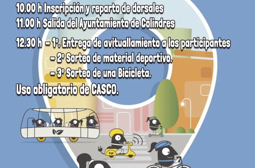  Colindres celebrará una Marcha Popular en Bicicleta el domingo 22 de septiembre.