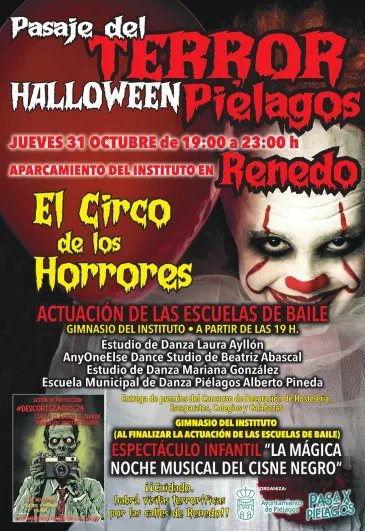 Noticias de Cantabria | El Cántabro | Un pasaje del terror de ambiente circense, una exhibición de baile y un espectáculo infantil, propuestas del Ayuntamiento de Piélagos para la noche de Halloween