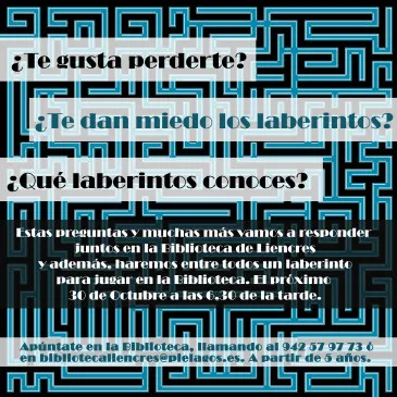 Noticias de Cantabria | El Cántabro | “Laberintos”, nueva actividad infantil de la Biblioteca municipal de Liencres para los lectores más jóvenes