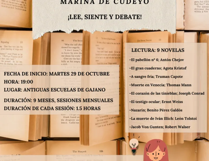 Taller de Lectura (tertulias literarias) en Marina de Cudeyo 2024/25