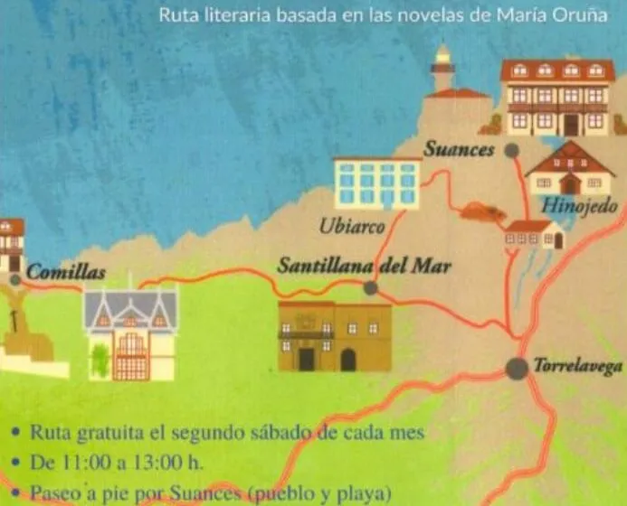 Vuelven las visitas guiadas de la ruta literaria “Suances y los libros del Puerto Escondido”