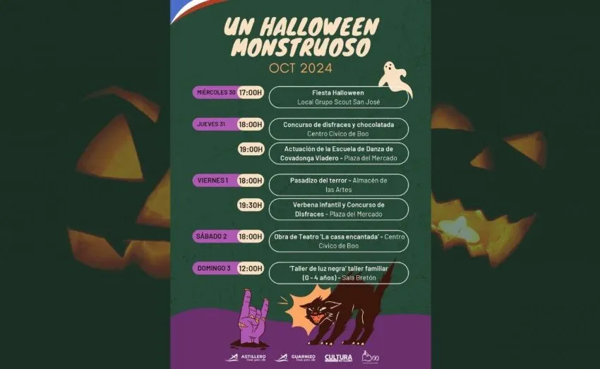 ASTILLERO PREPARA SUS DISFRACES MÁS TERRORÍFICOS PARA CELEBRAR UN HALLOWEEN 2024 REPLETO DE ACTIVIDADES PARA TODAS LAS EDADES