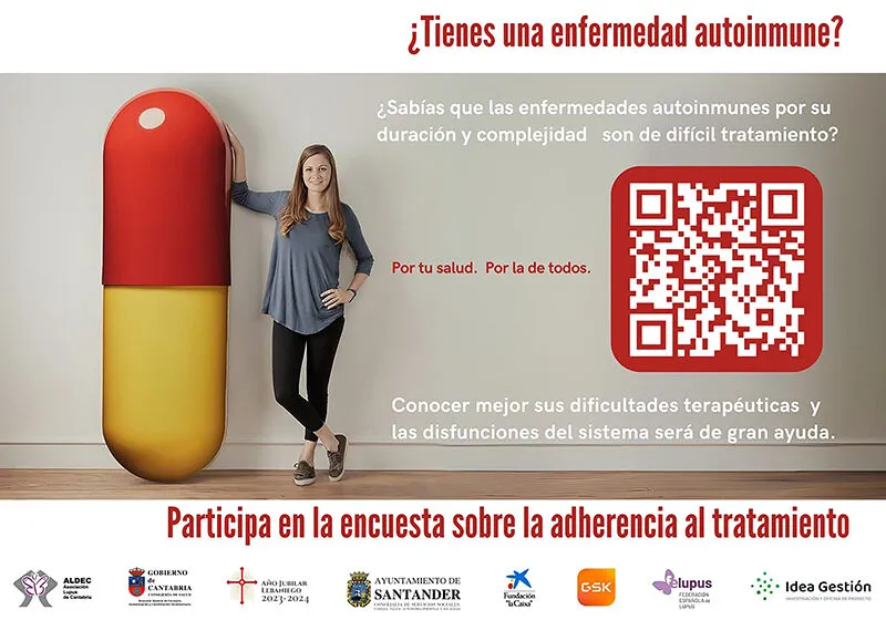 Noticias de Cantabria | El Cántabro | La Consejería de Salud colabora con la Asociación Lupus Cantabria en la difusión de una encuesta para concienciar sobre la importancia de la adherencia terapéutica en enfermedades autoinmunes