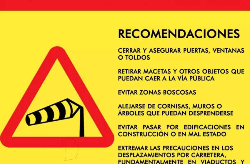  Torrelavega en alerta amarilla por vientos fuertes