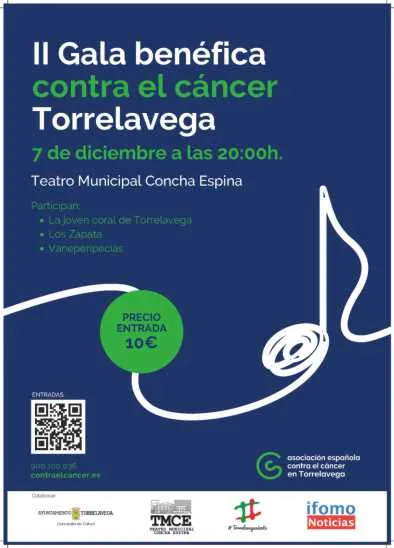  II Gala Benéfica contra el Cáncer el 7 de diciembre en el Teatro Municipal Concha Espina
