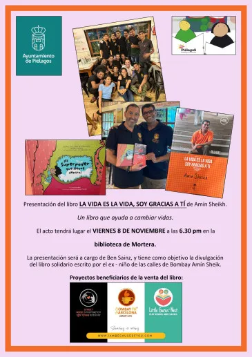 Noticias de Cantabria | El Cántabro | La Biblioteca municipal de Mortera acogerá este viernes la presentación del libro ‘La vida es la vida, soy gracias a ti’