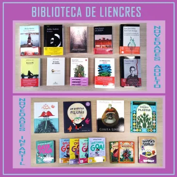  Novelas y ensayos para el público adulto, entre las novedades de la Biblioteca municipal de Liencres en la recta final del año