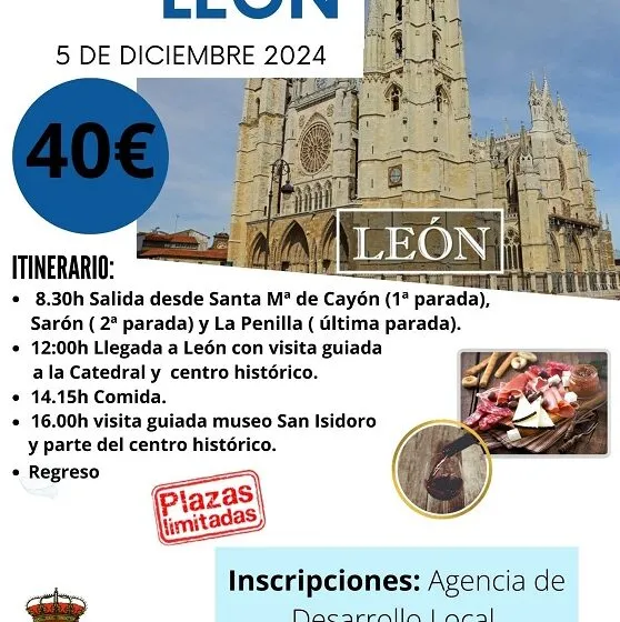 Noticias de Cantabria | El Cántabro | El Ayuntamiento de Santa María de Cayón te ofrece la oportunidad de conocer León a través de la excursión programada para el 5 de Diciembre