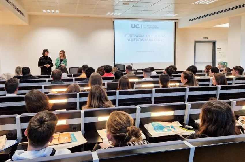  Un centenar de jóvenes participa en la III Jornada de Puertas Abiertas de la UC para ciclos formativos