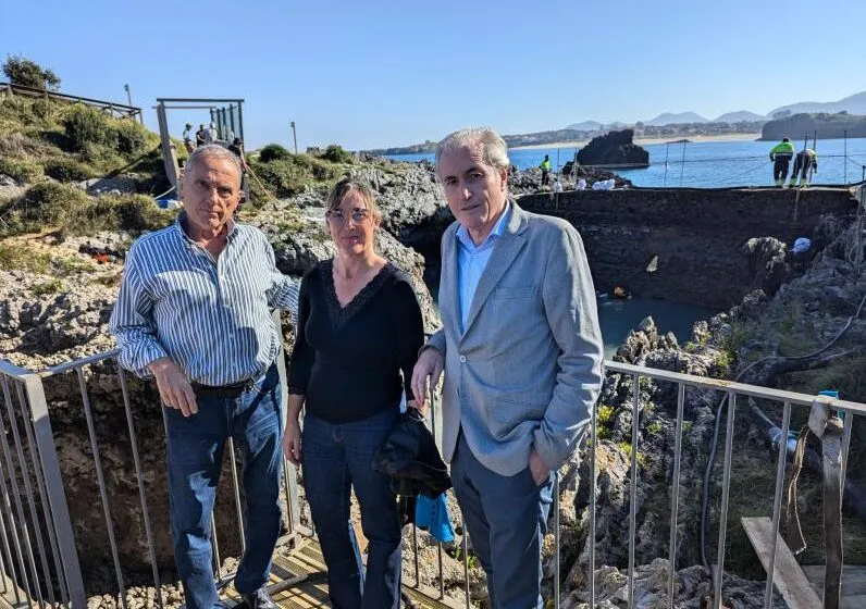  El Gobierno de España invierte 230.000 euros para estabilizar las piscinas naturales de Isla y garantizar la seguridad de los bañistas