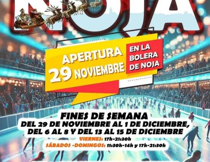 La pista de hielo abrirá sus puertas el 29 de noviembre