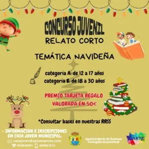 Noticias de Cantabria | El Cántabro | Suances convoca un Concurso Juvenil de Relato Corto con temática navideña