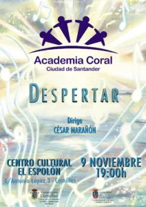 Noticias de Cantabria | El Cántabro | El Espolón de Comillas acoge el concierto coral ‘Despertar’ este sábado 9 de noviembre