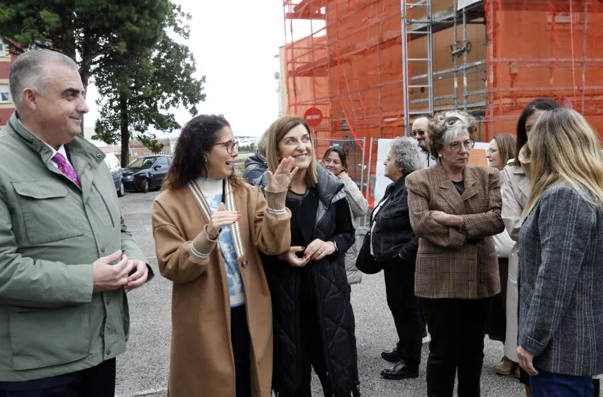 Noticias de Cantabria | El Cántabro | Buruaga visita el inicio de las obras de rehabilitación energética de 120 viviendas en Cajo que “marcan un antes y un después en la historia del barrio santanderino”
