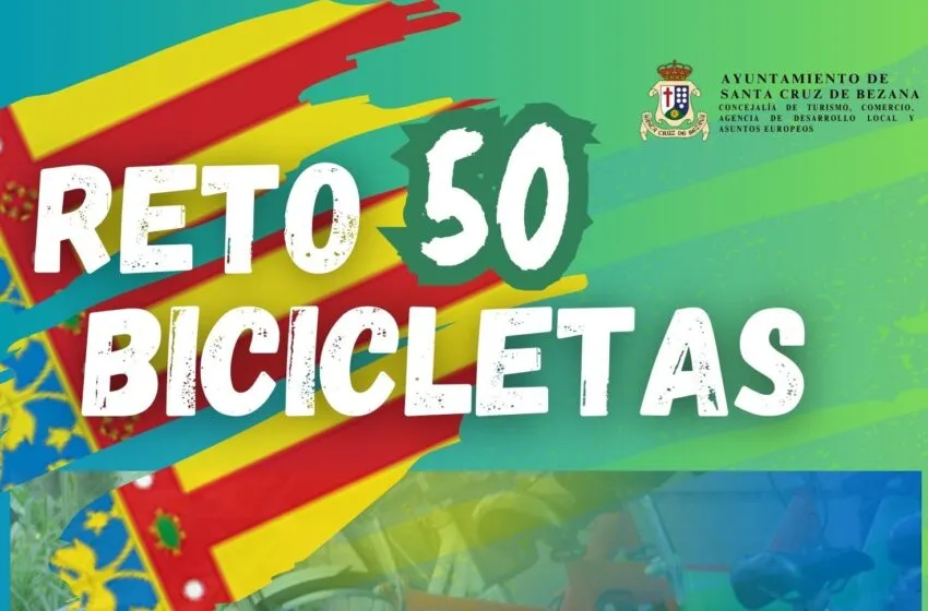  Bezana pone en marcha el ‘Reto 50 Bicicletas’ para ayudar a los afectados por la DANA