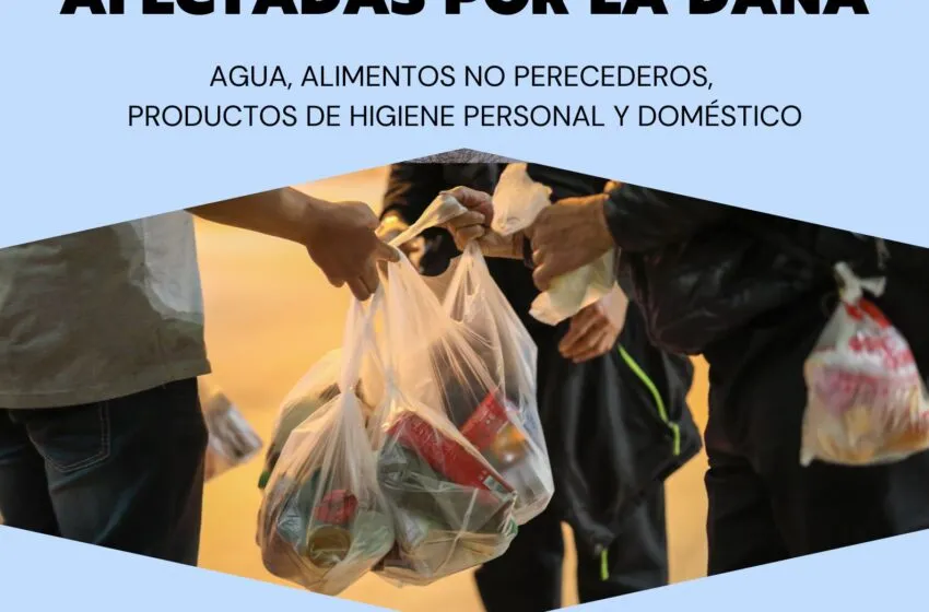  Recogida de recursos para los afectados por la DANA