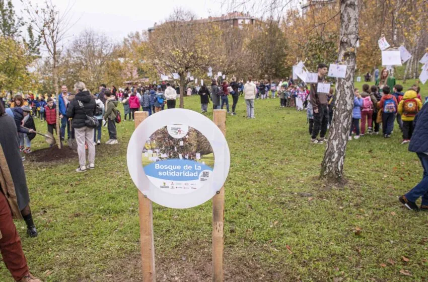 Noticias de Cantabria | El Cántabro | 'Torrelavega Solidaria'  estrena nuevo 'Bosque de la Solidaridad'