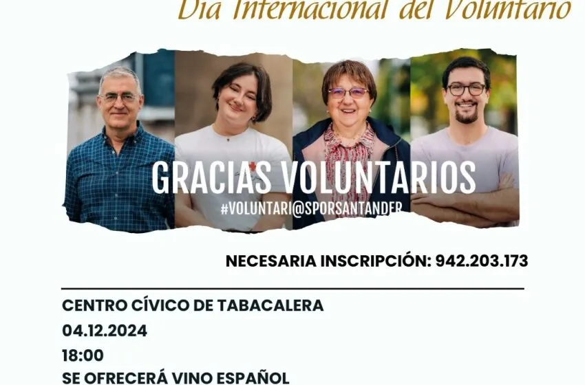 Noticias de Cantabria | El Cántabro | Santander reivindica el voluntariado con una campaña y un encuentro de sus protagonistas
