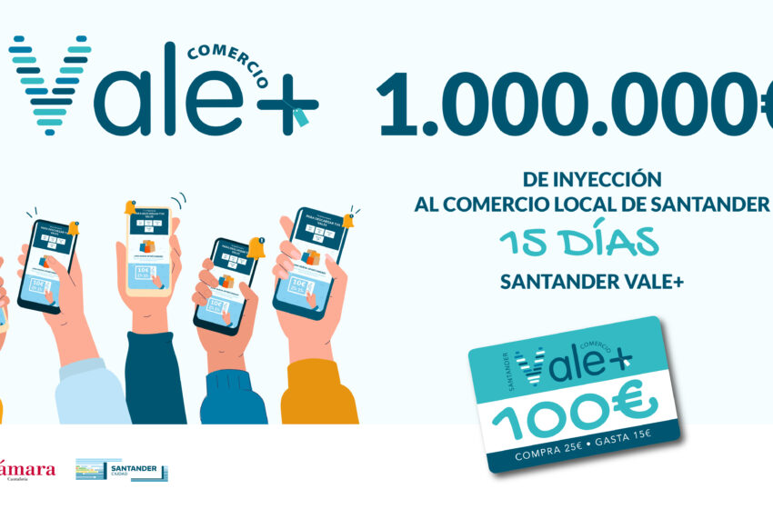 Noticias de Cantabria | El Cántabro | ‘Santander Vale+’ genera ya más de un millón de euros en ventas en el comercio local