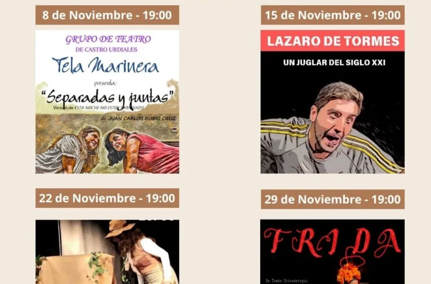  El Ayuntamiento de Colindres acoge un ciclo de teatro durante el mes de noviembre